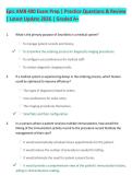 Epic AMB 400 Exam Prep &vert; Practice Questions & Review  &vert; Latest Update 2026 &vert; Graded A&plus;