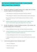 Epic Systems AMB400 Study Guide &vert; Latest Update  2026 &vert; Exam Prep &vert; Graded A&plus;