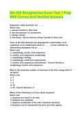 Bio 250 Straighterline Exam Test 1 Prep With Correct And Verified Answers 