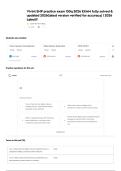 Vivint SHP practice exam 130q 2026 EXAM fully solved & updated 2026&lpar;latest version verified for accuracy&rpar; &vert; 2026 Latest&excl;&excl;