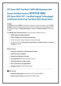 CST Exam 2025 Test Bank 3 With 600 Questions And  Correct Verified Answers&sol; NYSTCE &lpar;060&rpar;  CST Exam 2025&sol; CST &ndash; Certified Surgical Technologist  Certification Exam Prep Test Bank 2025 &lpar;Brand New&excl;&rpar; 