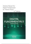 Solutions Manual for Digital Fundamentals&comma; 11th Edition By Thomas Floyd&vert; Latest Version &lpar; 2026&rpar;