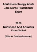 Adult-Gerontology Acute Care Nurse Practitioner Exam Review PDF &vert; AGACNP Board Certification Study Guide & Practice Prep