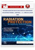 Test Bank for Radiation Protection in Medical Radiography&comma; 8th Edition by Mary Alice Statkiewicz Sherer &vert; All Chapters &vert; ISBN 978-0323825030 &vert; Verified Q&A &vert; Complete Guide