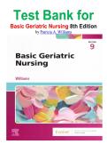 Test Bank for Basic Geriatric Nursing 8th Edition by Patricia A&period; Williams isbn-9780443281785 All Chapters 1-20 Covered LATEST