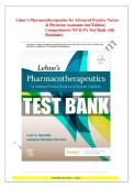 Lehne&rsquo;s Pharmacotherapeutics for Advanced Practice Nurses & Physician Assistants 2nd Edition &vert; Comprehensive NP & PA Test Bank with Rationales