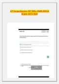ATI Comprehensive EXIT REAL EXAM 2023 & Retake WITH NGN