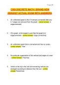 C959 DISCRETE MATH I BRAND NEW  20262027 ACTUAL EXAM WITH ANSWERS&period; 