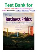 Test Bank for Business Ethics&colon; Ethical Decision Making and Cases 14th Edition by O&period; C&period; Ferrell&comma; John Fraedrich and Ferrell isbn-9798214043098