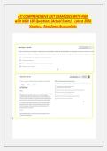  ATI COMPREHENSIVE EXIT EXAM 2023 WITH NGN with NGN &colon; Real Exam Screenshot