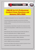 PMK-EE for E-5 &lpar;Professional Conduct&rpar; Exam Questions and Answers 100&percnt; PASS