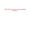 WGU-C201 Comprehensive Study Guide&vert;2026 Graded A&plus; 