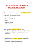ATI RN PREDICTOR STUDY 20262027  QUESTIONS AND ANSWERS&period;