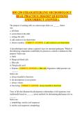 BIO 250 STRAIGHTERLINE MICROBIOLOGY   REAL PRACTICE 20262027 QUESTIONS  ANDCORRECT ANSWER s&period;  