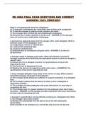 RN 400A FINAL EXAM QUESTIONS AND CORRECT ANSWERS 100&percnt; VERIFIED&excl;&excl;
