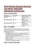 2026&sol;2027 Elite Medical-Surgical Nursing Test Bank & Cheat Sheet &vert; Next-Gen NCLEX Aligned &lpar;Supplements deWit & Williams&sol;Hopper&rpar;