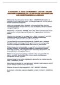 IB GEOGRAPHY SL URBAN ENVIRONMENTS - CHAPTER 4 BUILDING SUSTAINABLE URBAN SYSTEMS FOR THE FUTURE EXAM QUESTIONS AND CORRECT ANSWERS 100&percnt; VERIFIED&excl;&excl;