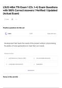 LSUS MBA 776 Exam 1 &lpar;Ch&period; 1-4&rpar; Exam Questions with 100&percnt; Correct Answers &vert; Verified &vert; Updated &lpar;Actual Exam&rpar;