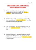 FIREFIGHTING FINAL EXAM 20262027  QUESTIONS AND ANSWERS&period;