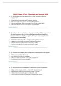 NR601 Week 3 Quiz - Questions and Answer 2026