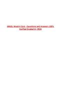 NR601 Week 6 Quiz - Questions and Answers 100&percnt; Verified Graded A&plus; 2026