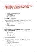 ALABAMA FIREFIGHTER CERTIFICATION EXAM 2026&sol;2027 ACCURATE  EXAM REAL QUESTIONS WITH WELL ELABORATED ANSWERS &lpar;100&percnt; CORRECT VERIFIED SOLUTIONS&rpar; LATEST UPDATED VERSION&vert; GUARANTEED PASS A&plus;&vert; BRAND NEW&excl; 