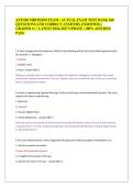ANP 650 MIDTERM EXAM - ACTUAL EXAM TEST BANK 100 QUESTIONS AND CORRECT ANSWERS &lpar;VERIFIED&rpar; &vert; GRADED A&plus; &vert; LATEST 2026-2027 UPDATE &vert; 100&percnt; ASSURED PASS&period; 