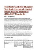 2026&sol;2027 Psychiatric Mental Health Nursing Test Bank & Exam Blueprint &vert; Based on Morrison-Valfre&rsquo;s Foundations of Mental Health Care in Canada