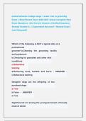 animal behavior college stage 1 exam&colon; into to grooming  Exam &vert;&vert; Most Recent Exam 2026-2027 Actual Complete Real  Exam Questions  And Correct Answers &lpar;Verified Answers&rpar;  Already Graded A&plus; &vert; Guaranteed Success&excl;&excl; &vert; Newest Exam &vert;  Just Released&excl;&excl;
