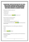PHLEBOTOMY CERTIFICATION PRACTICE TEST 2026 -Order of Draw&comma; Equipment & Safety Procedures-EXAM READY QUESTIONS AND ANSWERS-NEW 2026 UPDATE-GRADED A&plus; &lpar;ALREADY PASSED&rpar;