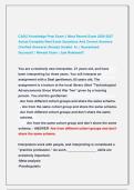 CASLI Knowledge Prep Exams&vert;&vert; Most Recent Exams 2026-2027