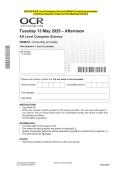 2025 OCR AS Level Computer Science H046&sol;01 Computing principles Combined Question Paper with Final Evaluation Scheme