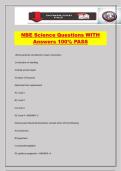 NBE Science Questions WITH Answers 100&percnt; PASS