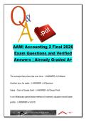 AAMI Accounting 2 &lpar;ACCT102&rpar; &ndash; 86 Final Exam Questions and Answers on Inventory Valuation&comma; Depreciation&comma; Payroll & Financial Ratios