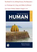 Test Bank For Art of Being Human&comma; The Humanities as a Technique for Living&comma; 12th Edition by Richard Paul Janaro Thelma Altshuler 