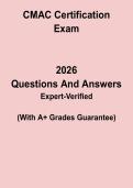 CMAC 2026 Certification Exam PDF &vert; Medical Coding Auditor Practice Test & Study Guide