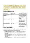 Kinn&rsquo;s Medical Assistant 15th Edition &lpar;2026&sol;2027&rpar; - Elite Test Bank & Practice Q&A &vert; CMA & CCMA Exam Prep