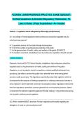 FLORIDA JURISPRUDENCE PRACTICE EXAM 2026&sol;2027 &vert; Verified Questions & Detailed Regulatory Rationales &vert; FL Laws & Rules &vert; Pass Guaranteed - A&plus; Graded