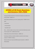GFEBS L413E Exam Questions and Answers 100&percnt; PASS