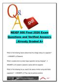 NEIEP 600 Final &ndash; Elevator Electrical Circuits&comma; Capacitors&comma; Inductors & Motor Calculations Exam Prep &lpar;30 Questions and Answers&rpar;