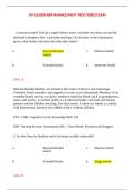 ATI Leadership & Management Proctored Exam 2026 with Verified Answers and Detailed Solutions &ndash; Complete Nursing Administration Resource