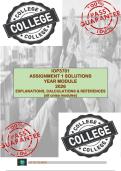 IOP3705 - ASSIGNMENT 1 SOLUTIONS &lpar; SEMESTER 1 2026 &rpar;