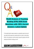 TExES STR Exam Prep &ndash; Reading Fluency&comma; Phonological Awareness&comma; ELL Instruction & Literacy Development &lpar;100 Questions and Answers&rpar; &ndash; Texas Teacher Certification