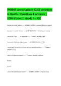 PN4003 LATEST UPDATE COMPLETE STUDY GUIDE 2026&sol;2027 WITH VERIFIED QUESTIONS AND ANSWERS &vert;&vert; 100&percnt; PASS GUARANTEE &vert; UPDATED VERSION