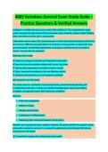 4003 VARIATIONS COMPLETE GENERAL EXAM STUDY GUIDE 2026&sol;2027 WITH VERIFIED QUESTIONS AND ANSWERS &vert;&vert; GUARANTEED PASS &vert; NEWEST VERSION