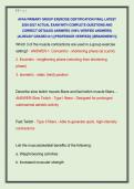 AFAA PRIMARY GROUP EXERCISE CERTIFICATION FINAL LATEST  2026-2027 ACTUAL EXAM WITH COMPLETE QUESTIONS AND  CORRECT DETAILED ANSWERS &lpar;100&percnt; VERIFIED ANSWERS&rpar;  &vert;ALREADY GRADED A&plus;&vert; &vert;&vert;PROFESSOR VERIFIED&vert;&vert; &vert;&vert;BRANDNEW&excl;&excl;&excl;&vert;&vert; 