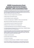 ASWB Comprehensive Exam Questions And Correct Answers 2026&sol;2027 &lpar;100&percnt; Guaranteed Pass&rpar;