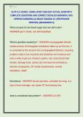 ALPP CLC EXAM 2   LATEST 2026-2027 ACTUAL EXAM WITH  COMPLETE QUESTIONS AND CORRECT DETAILED ANSWERS &lpar;100&percnt;  VERIFIED ANSWERS&rpar; &vert;ALREADY GRADED A&plus;&vert; &vert;&vert;PROFESSOR  VERIFIED&vert;&vert; &vert;&vert;BRANDNEW&excl;&excl;&excl;&vert;&vert;