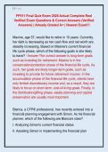 FP511 Final Quiz Exam 2026 Actual Complete Real  Verified Exam Questions & Correct Answers &lpar;Verified  Answers&rpar; &vert; Already Graded A&plus; &vert; Newest Exam&excl;&excl;&excl;