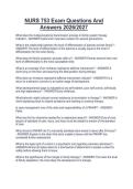 NURS 753 Exam Questions And Answers 2026&sol;2027